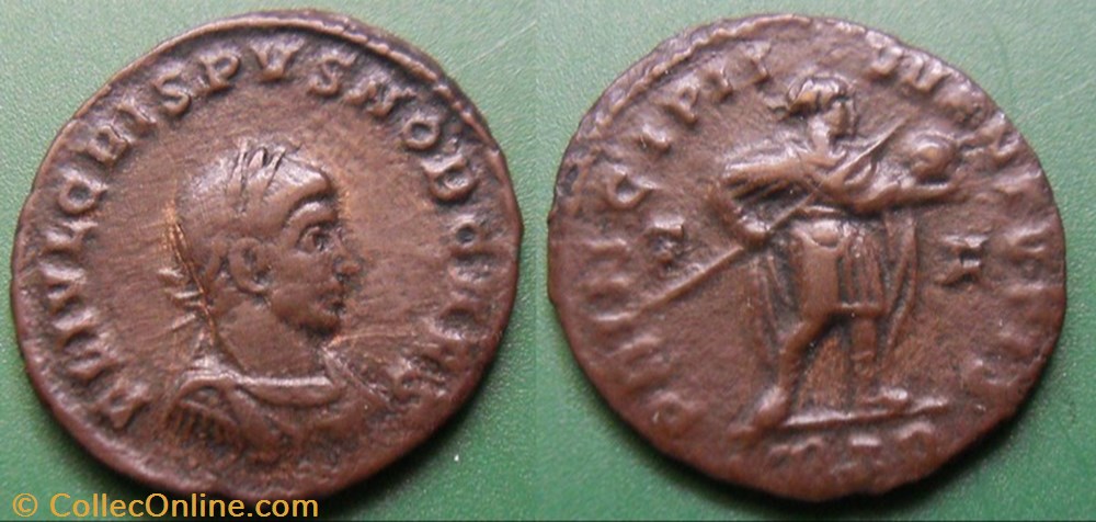monnaie antique av jc ap romaine republicaine imperiale g le bas empire crispus centenionalis