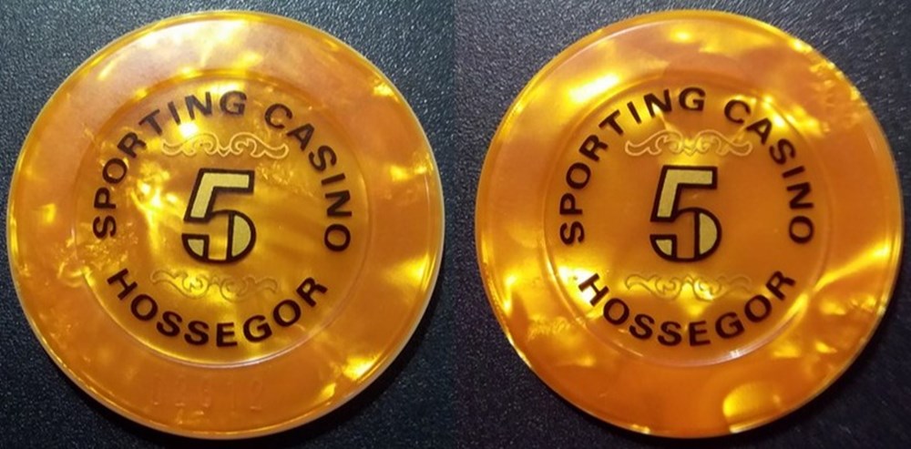 D1 jeton Casino d'Hossegor 5 monnaies paranumismatique jetons poids d1 jeton casino hossegor 5