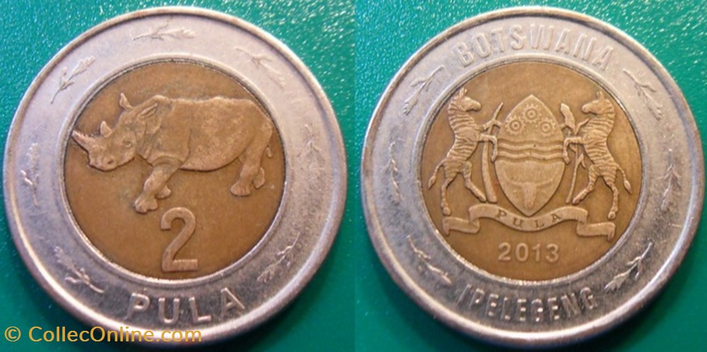 monnaie 2 pula 2013