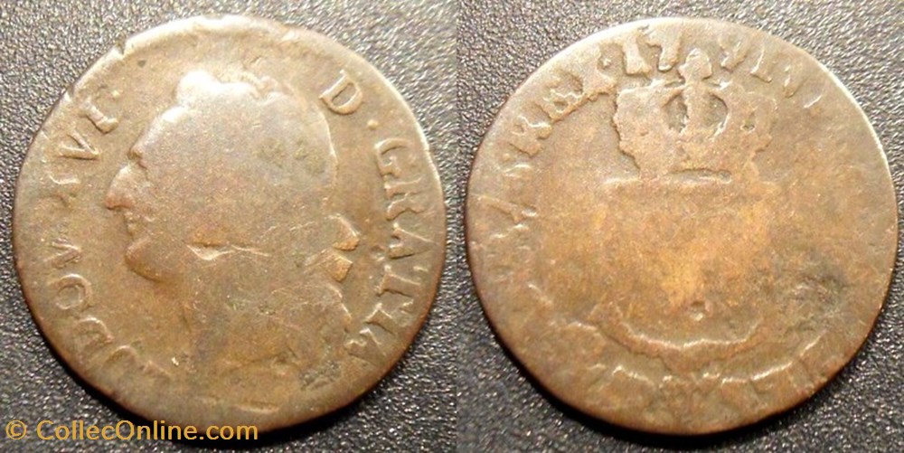 monnaies europe medievale a france royales j2 louis xvi 1 2 sol 1791 w