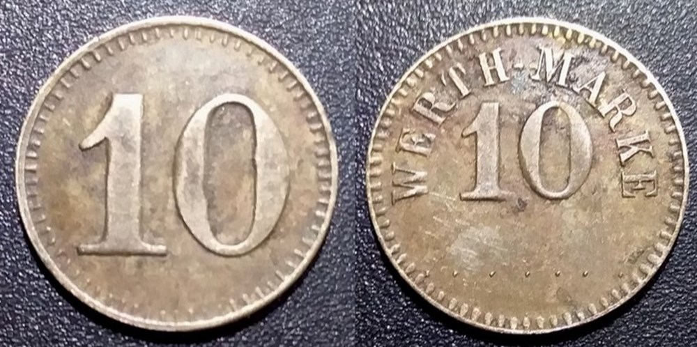 e- J etr Allemagne Werth Marke 15 monnaies paranumismatique jetons poids e j etr allemagne werth marke 15