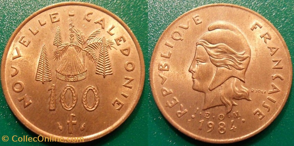 Nouvelle Calédonie 100 Francs 1984 IEOM monnaie france colony nouvelle caledonie 100 francs 1984 ieom