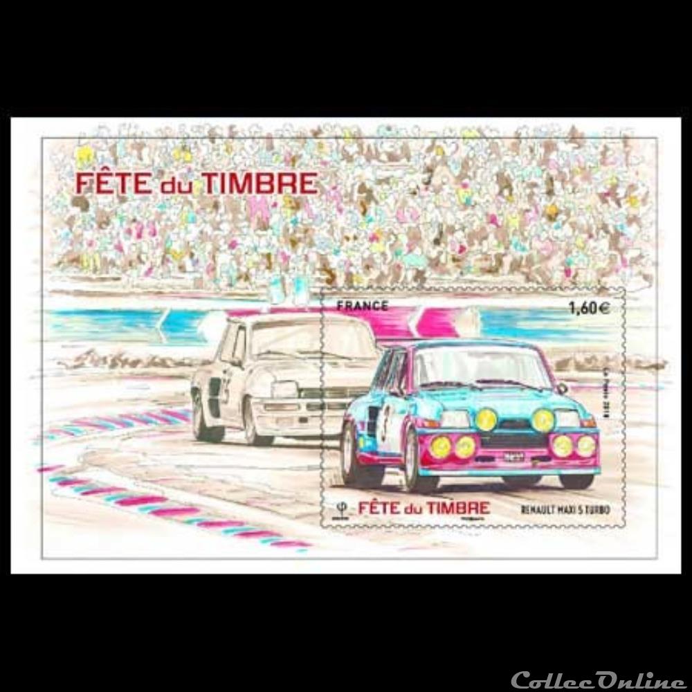 france 2018 fete du timbre renault maxi s turbo