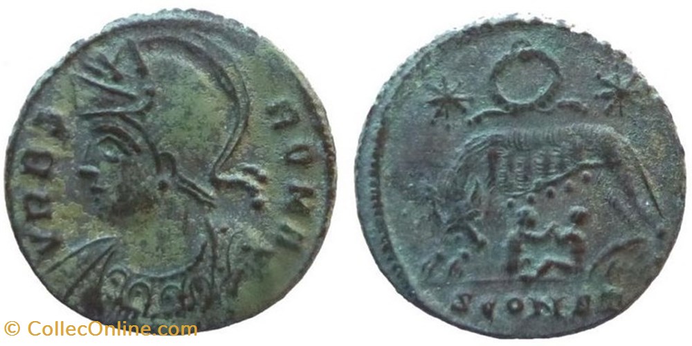 Ga1 VRBS ROMA Arles monnaies antiques romaines republicaines imperiales ga1 vrbs roma arles
