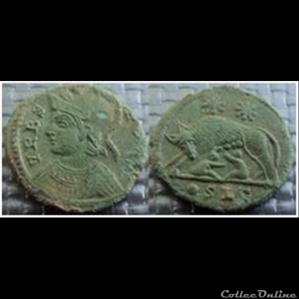 Ka5VRBS ROMA Lyon monnaie antique romaine ka5vrbs roma lyon