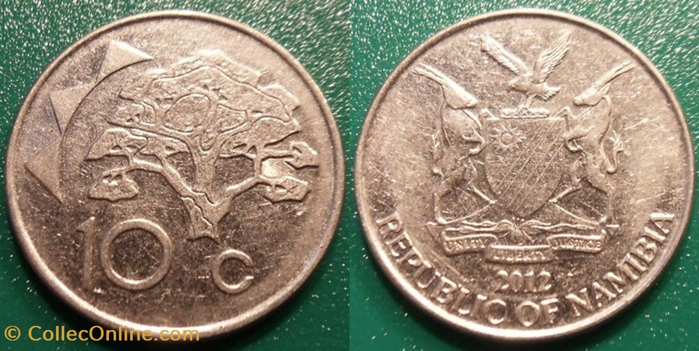 10 Cents 2012 monnaie monde namibie 10 cents 2012
