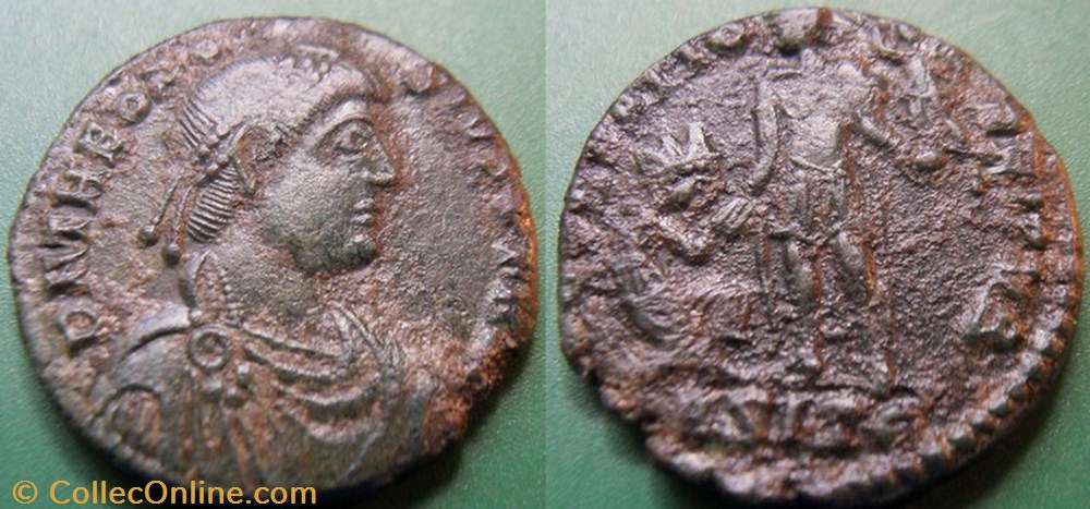 monnaie antique av jc ap romaine republicaine imperiale g le bas empire theodose i maiorina pecunia