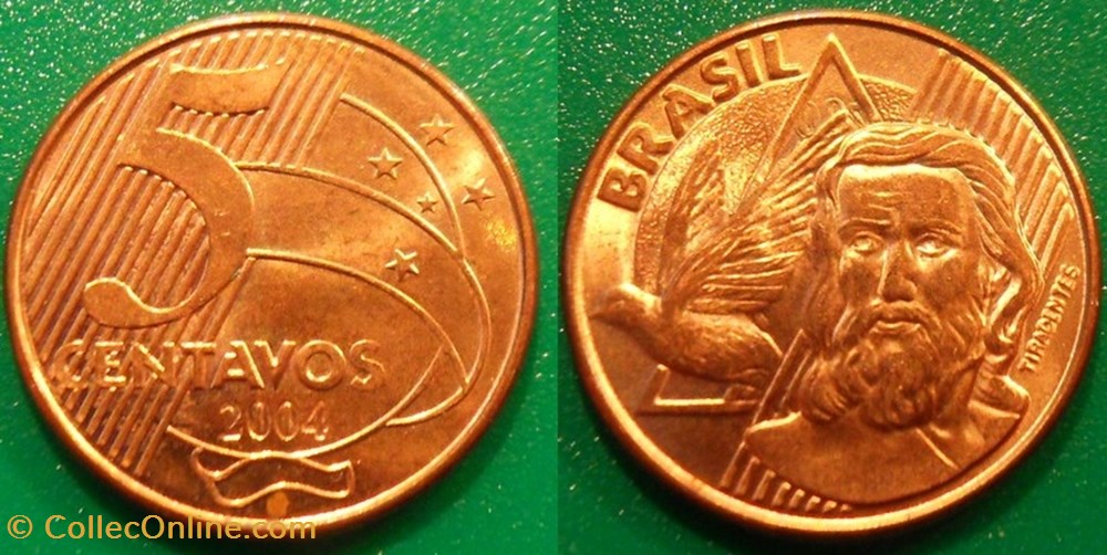 5 Centavos 2004 monnaies monde bresil 5 centavos 2004