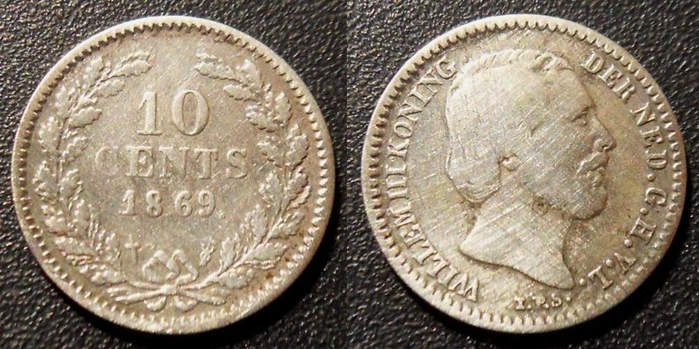 Pays Bas 10 Cents 1873 monnaies pays bas 10 cents 1873