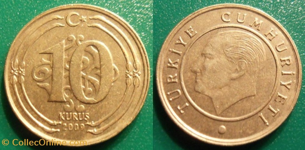 10 Kurus 2009 monnaie monde turquie 10 kurus 2009