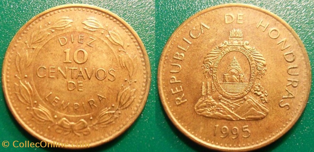 10 Centavos 1995 monnaie monde hondura 10 centavos 1995