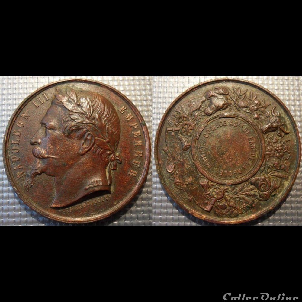 autre france assignat medaille napoleon iii la reole