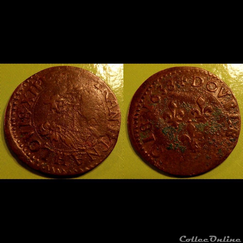 monnaies france royales g1 louis xiii la rochelle 1638