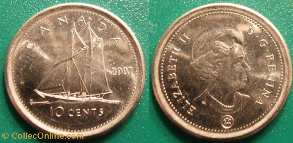 10 Cents 2007 Monnaies Monde Canada Elizabeth II M tal Acier 10-cents-2007-monnaies-monde-canada-elizabeth-ii-m-tal-acier