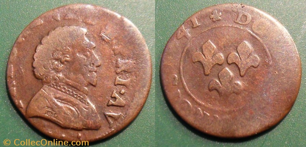 Orange Frédéric Henri de Nassau monnaie france feodale orange frederic henri de nassau