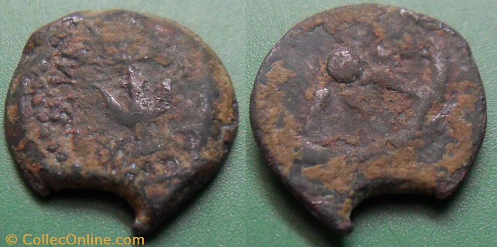 monnaie antique av jc ap grecque jerusalem alexander jannaeus prutah
