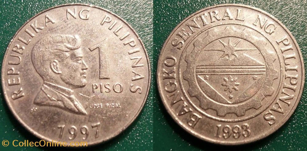 1 Piso 1997 monnaie monde philippine 1 piso 1997