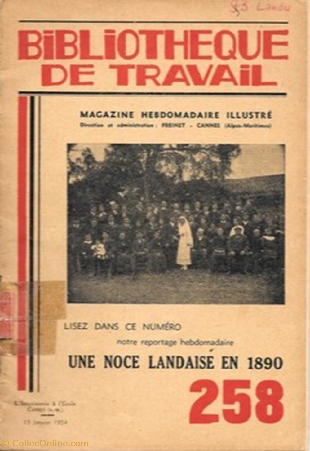 divers landes une noce landaise en 1890
