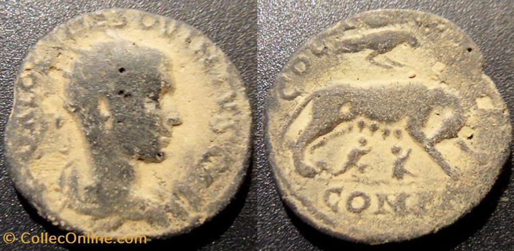 B54 Hostillien 251 monnaies antiques a romaines imperiales et republicaines b54 hostillien 251