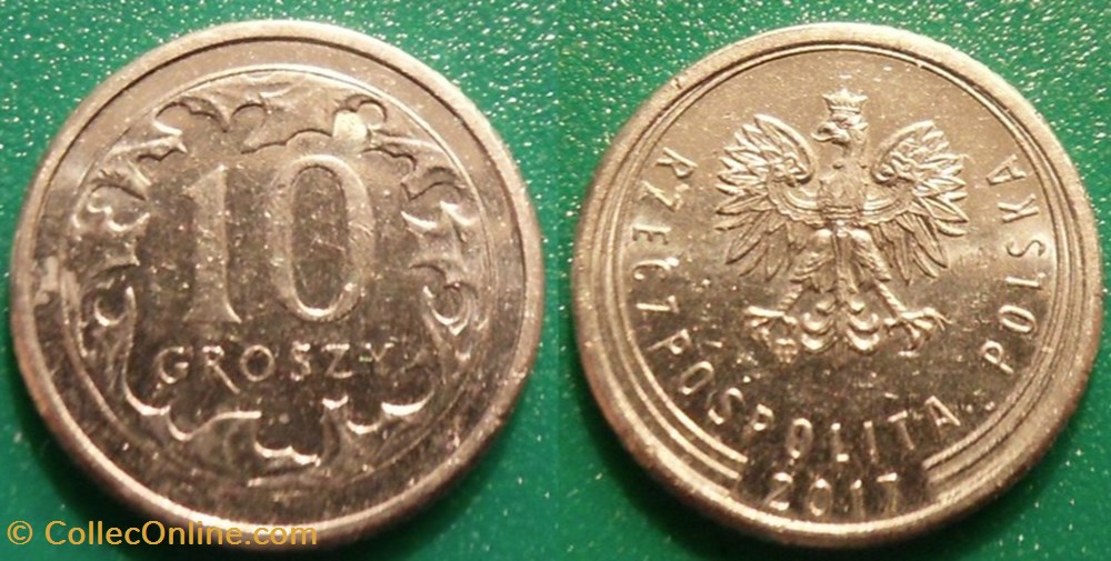 10 Groszy 2017 monnaies monde pologne 10 groszy 2017