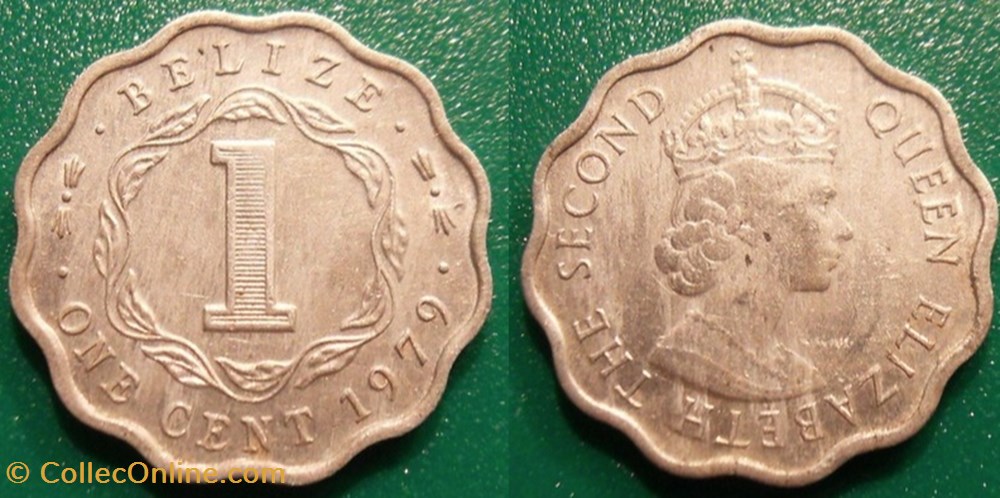 1 Cent 1979 monnaie monde belize 1 cent 1979