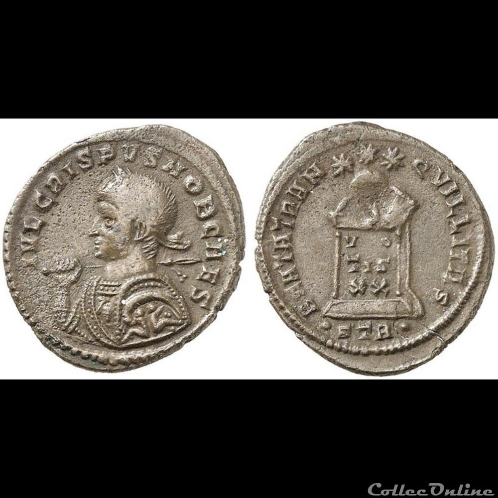 Q2 Crispus 317-326 monnaie antique romaine q2 crispus 317 326