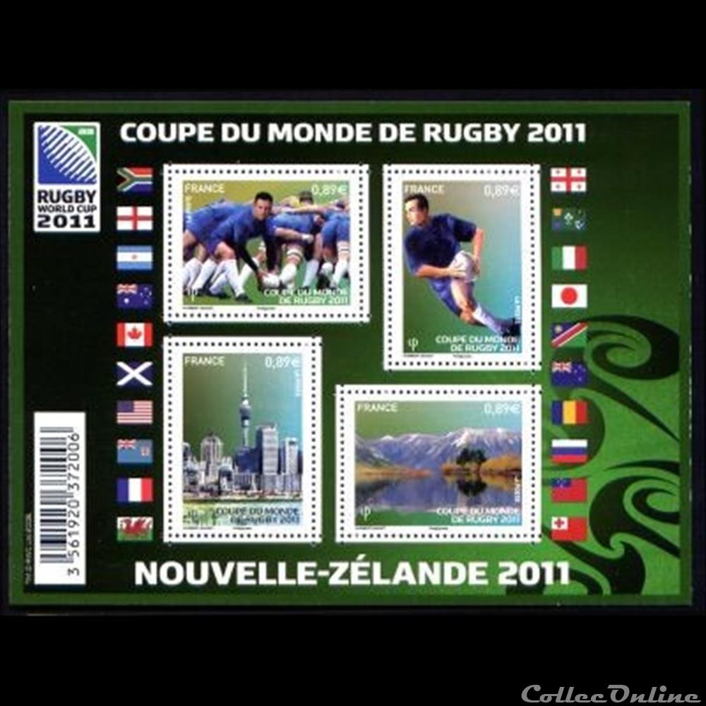 timbre france assignat 2011 coupe du monde de rugby