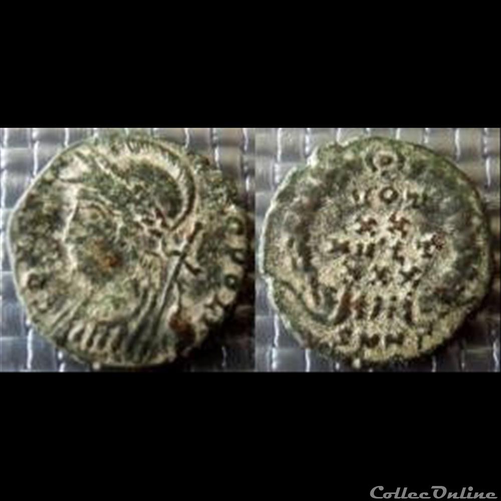 CONSTANTINOPOLIS /VOT pour Héraclée monnaie antique romaine constantinopolis vot pour heraclee