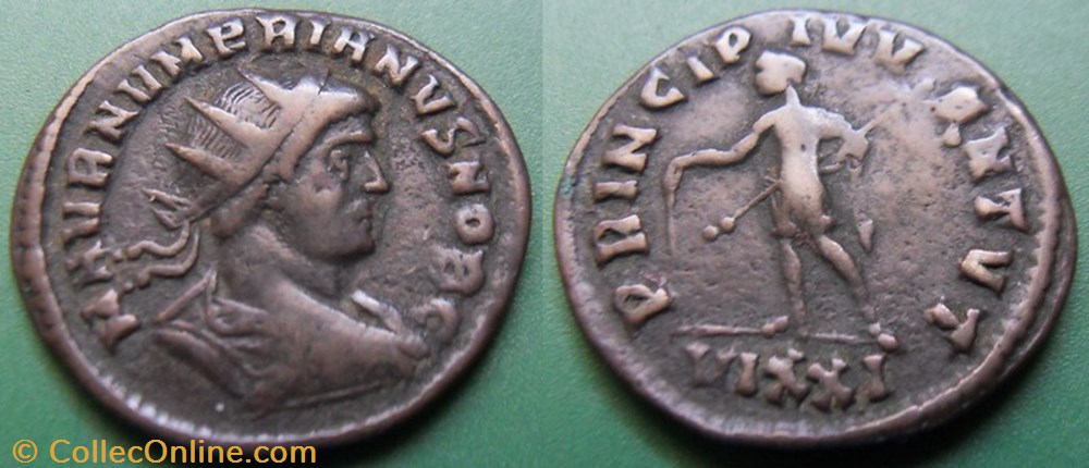 F- L'Anarchie Militaire Numérien Aurélianus monnaie antique av jc ap romaine republicaine imperiale f anarchie militaire numerien aurelianus