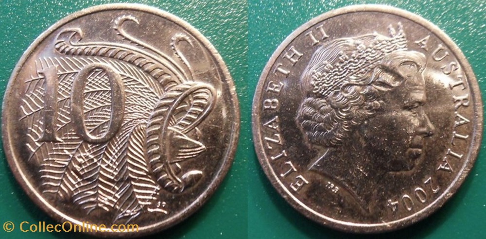 10 Cents 2004 monnaie monde australie 10 cents 2004