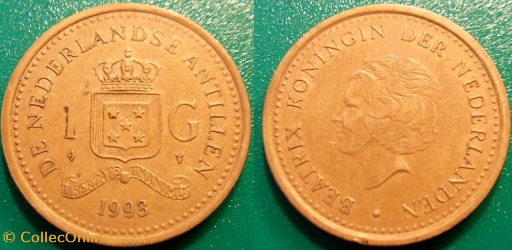 1 Gulden 1993 monnaie monde 1 gulden 1993