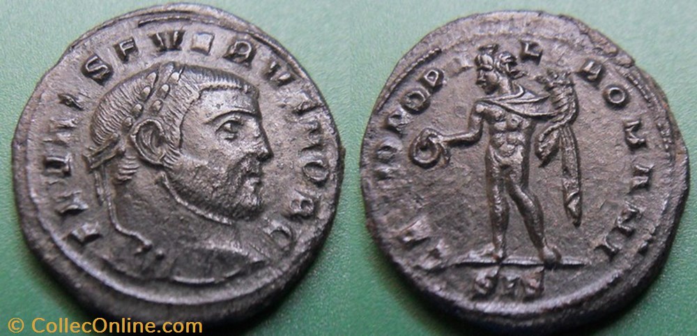 G- Le Bas Empire Sévère II 1/4 Follis monnaie antique av jc ap romaine republicaine imperiale g le bas empire severe ii 1 4 follis