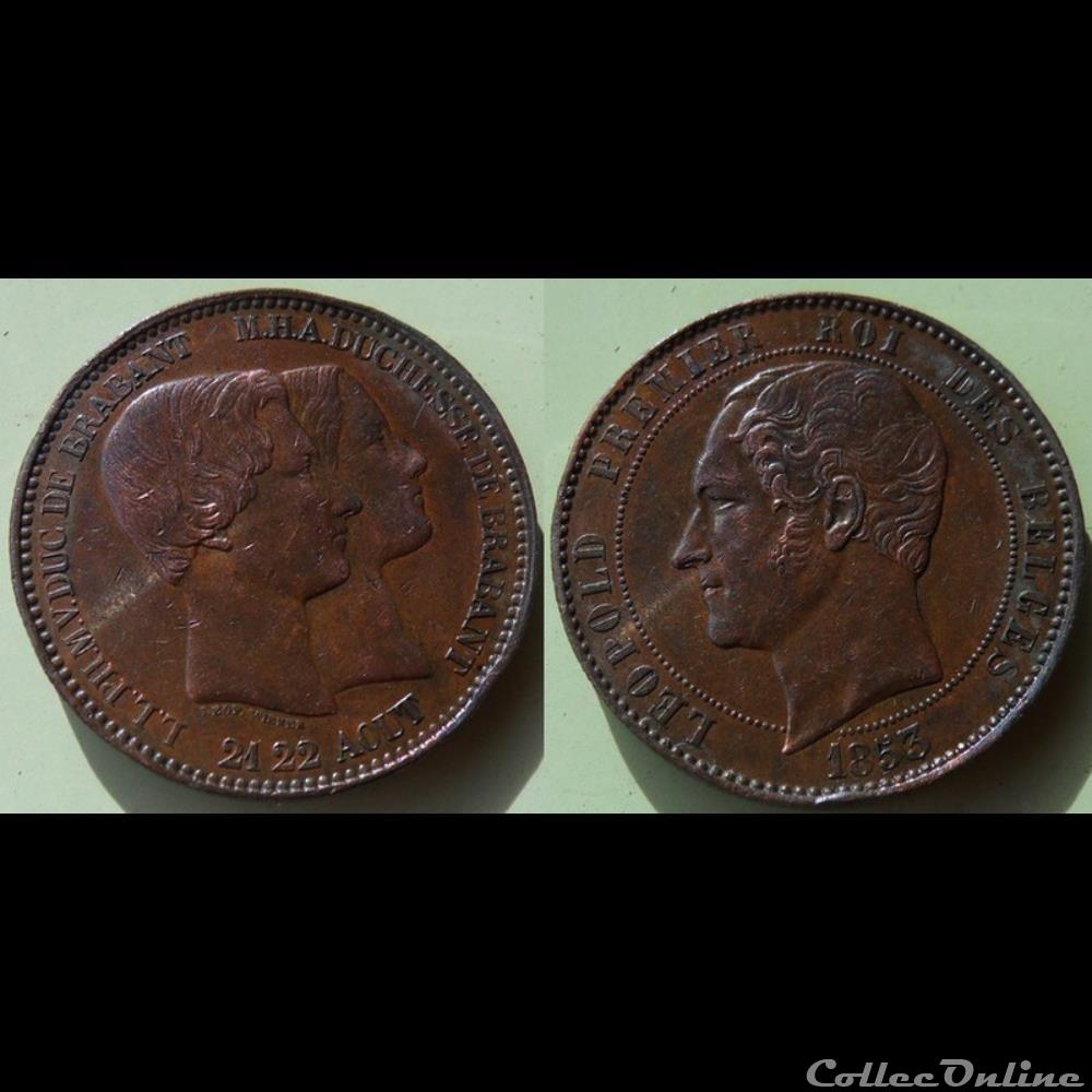 monnaie monde belgique 10 centimes 1853