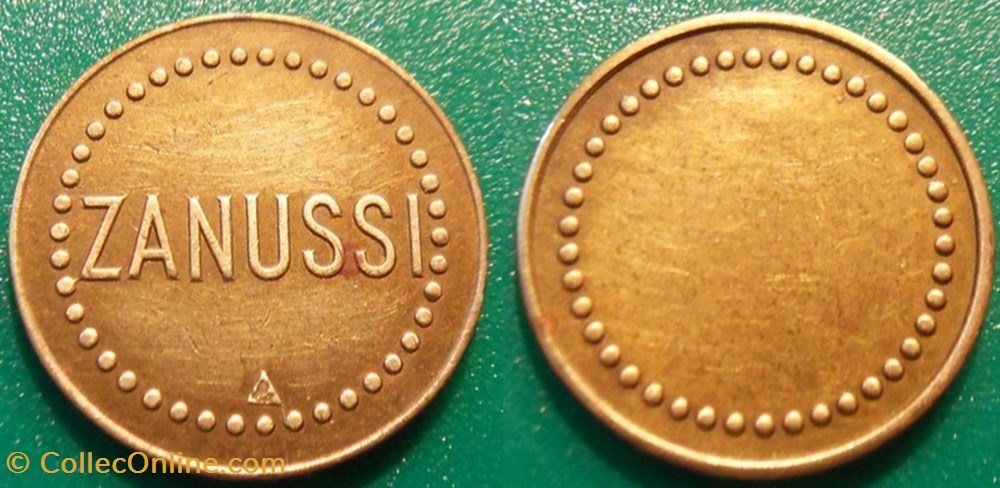 b- Jeton ZANUSSI monnaies jetons mereaux b jeton zanussi