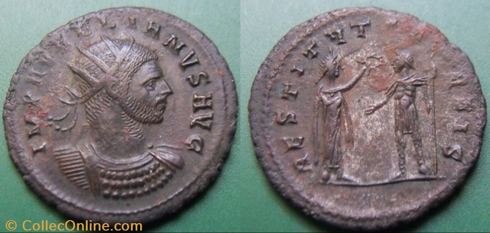 monnaie antique av jc ap romaine republicaine imperiale f anarchie militaire aurelien antoninien