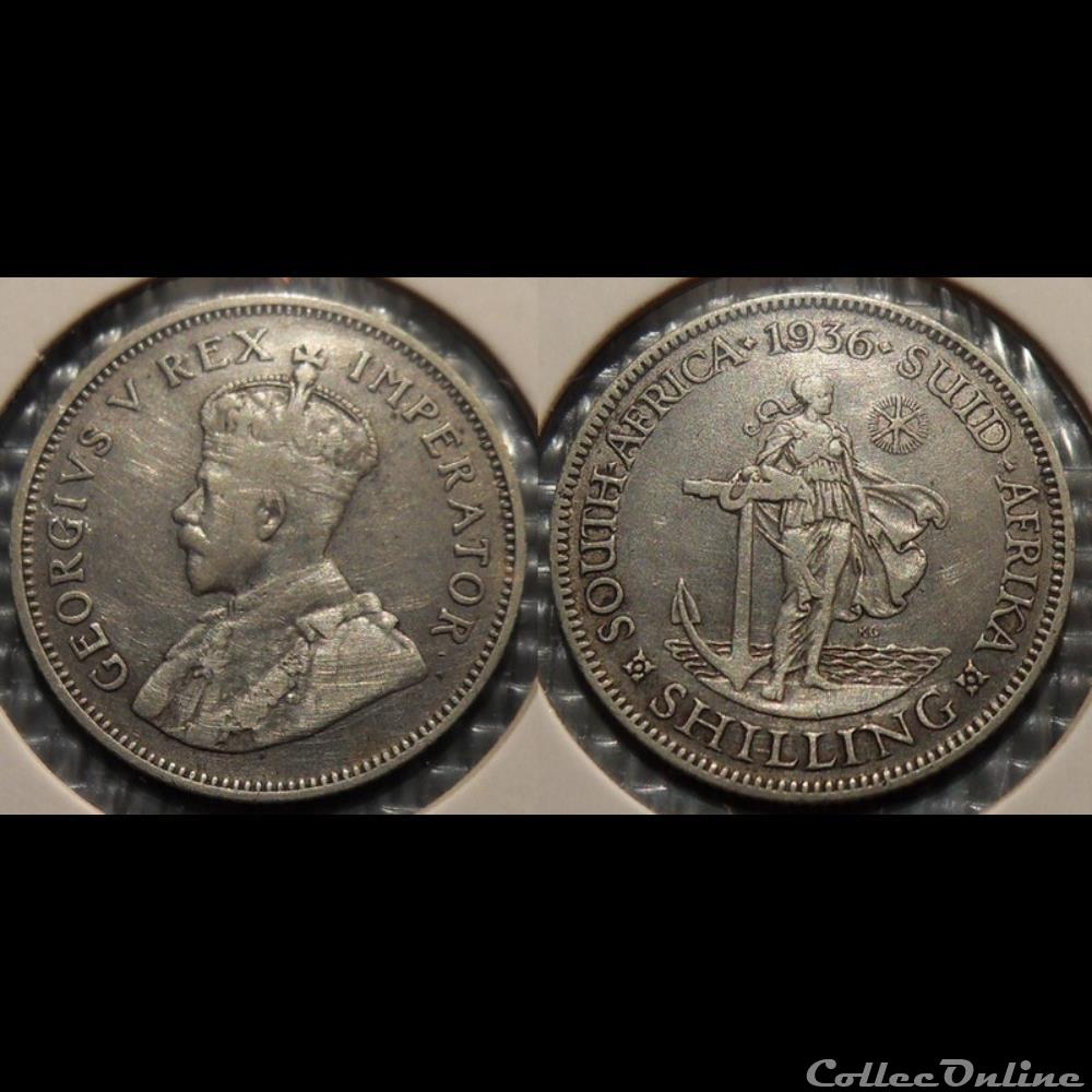 South Africa 1 Shilling 1936 monnaie jeton mereaux feodale south africa 1 shilling 1936