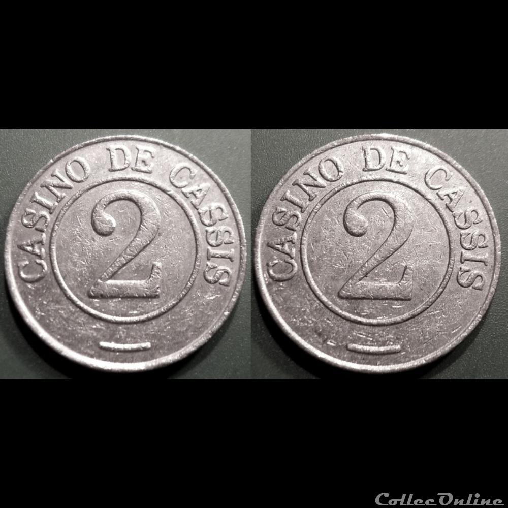 j- Jeton casino CASSIS monnaie mereaux j jeton casino cassis