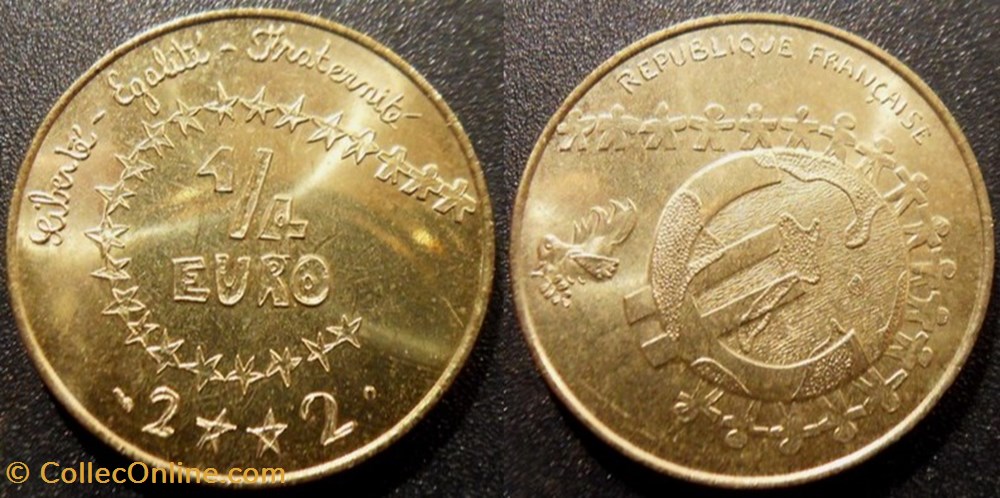 1/4 d'Euro 2002 L'Euro des Enfants monnaies monde france 1 4 euro 2002 euro des enfants