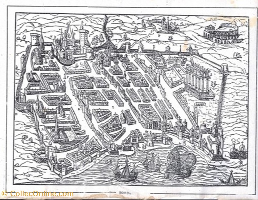 Bordeaux Plan ancien documents anciens affiches bordeaux plan ancien
