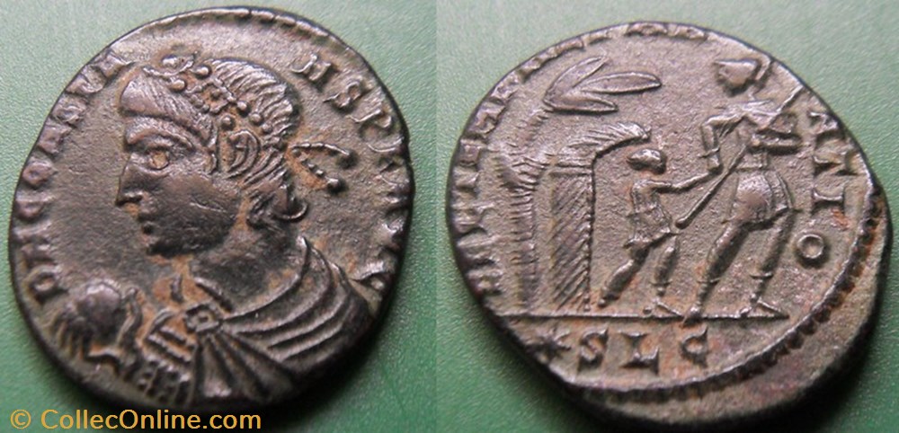 monnaie antique av jc ap romaine republicaine imperiale g le bas empire constans centenionalis
