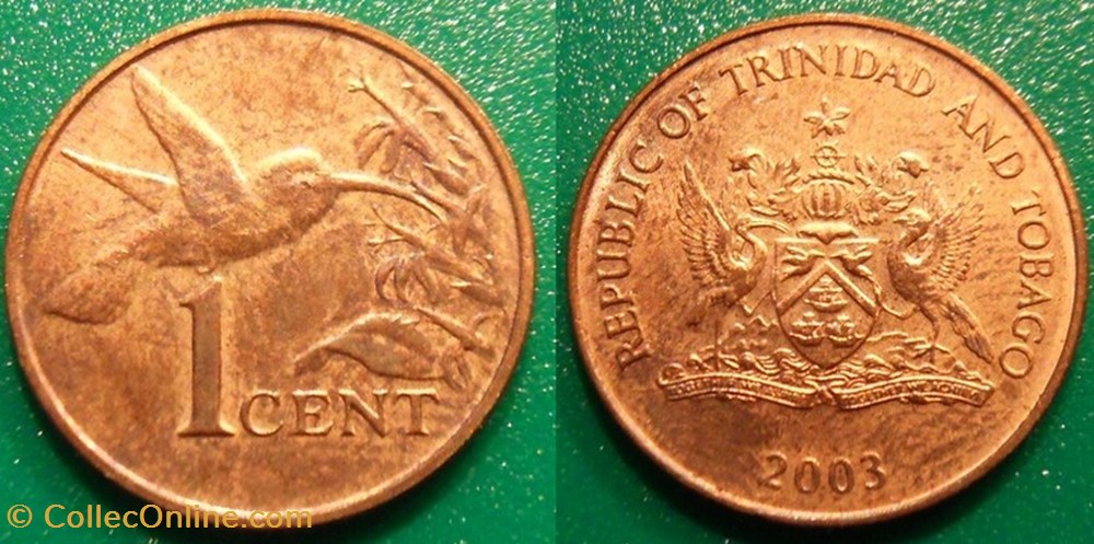 1 Cent 2003 monnaie monde trinite et tobago 1 cent 2003