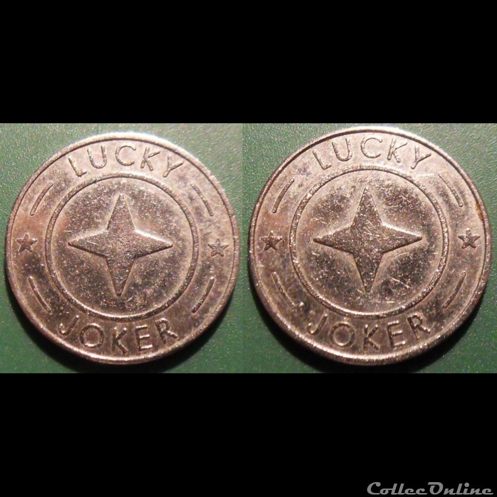 e- J etr USA LUCKY JOKER monnaie jeton mereaux e j etr usa lucky joker