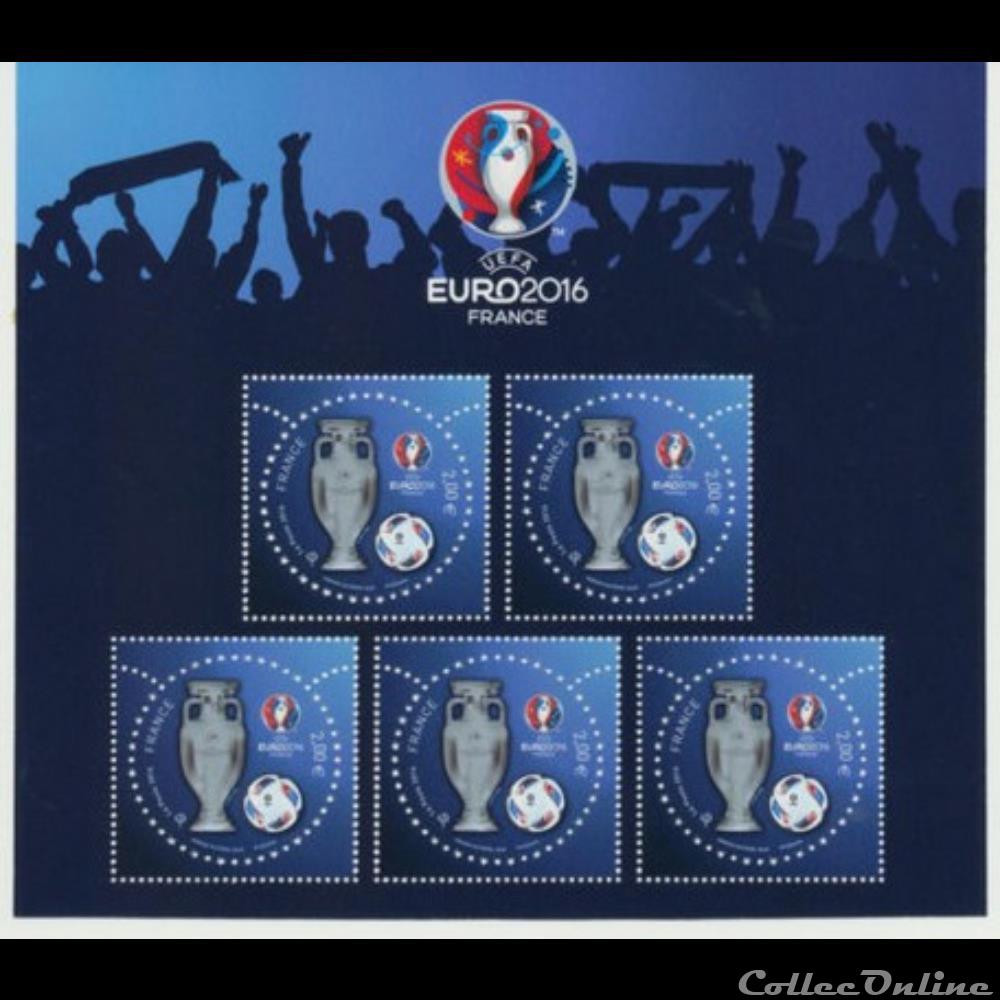 2016 UEFA EURO 2016 FRANCE timbres 2 € assignat 2016 uefa euro 2016 france timbres 2