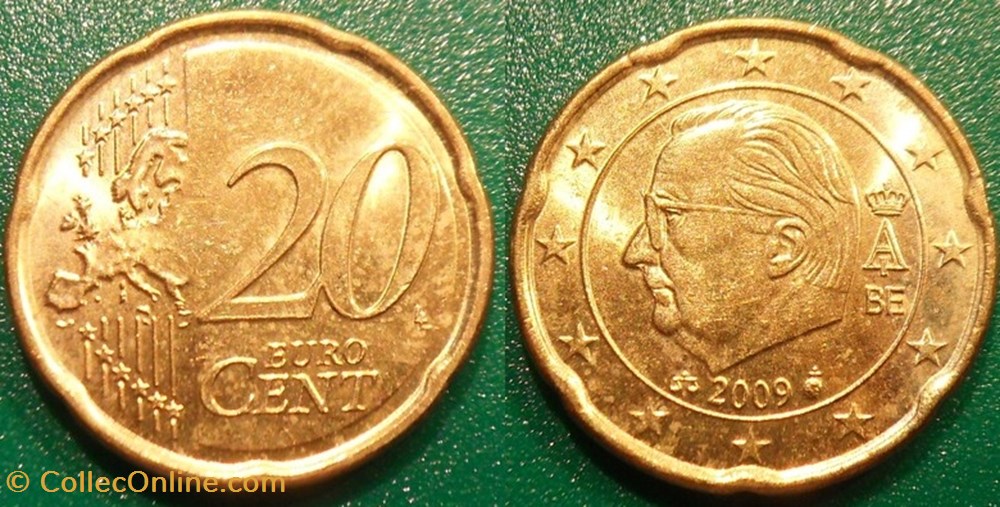 20 Cent Euro 2009 monnaies monde belgique 20 cent euro 2009