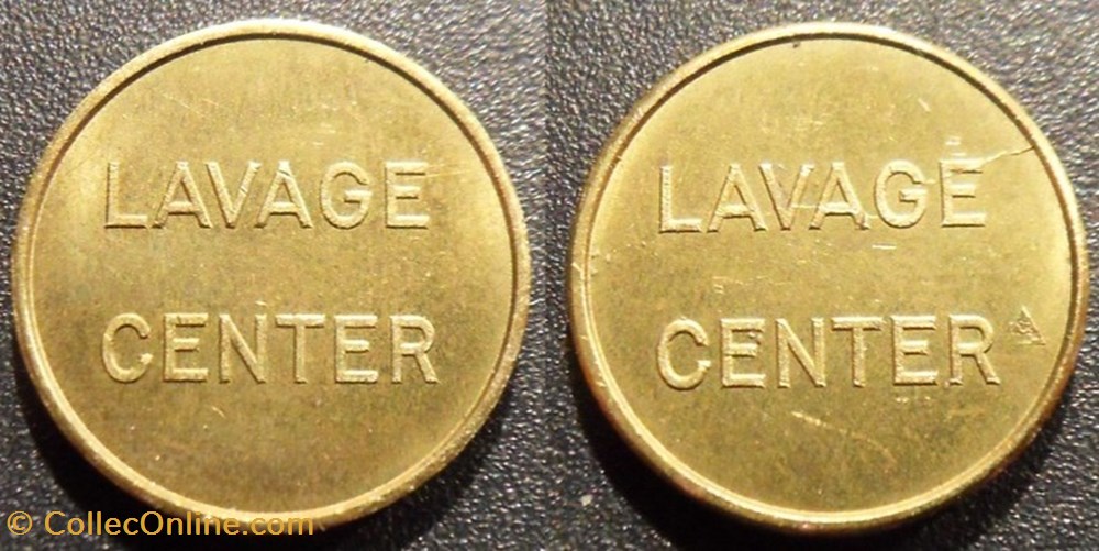 b- Jeton Lavage Center monnaies paranumismatique jetons poids b jeton lavage center