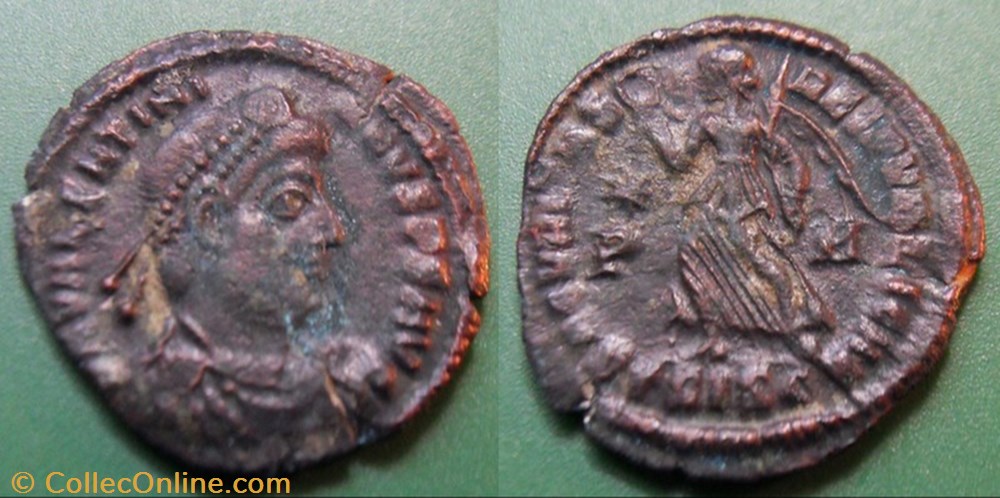 G- Le Bas Empire Valentinien I Nummus monnaie antique av jc ap romaine republicaine imperiale g le bas empire valentinien i nummus