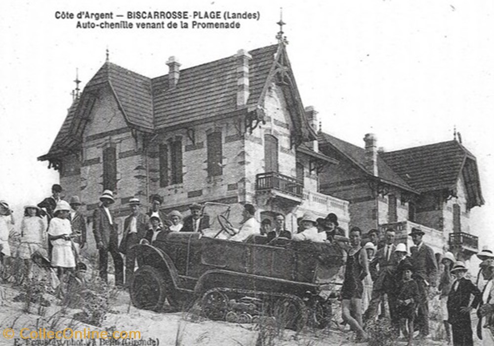 divers carte postale 40 biscarosse
