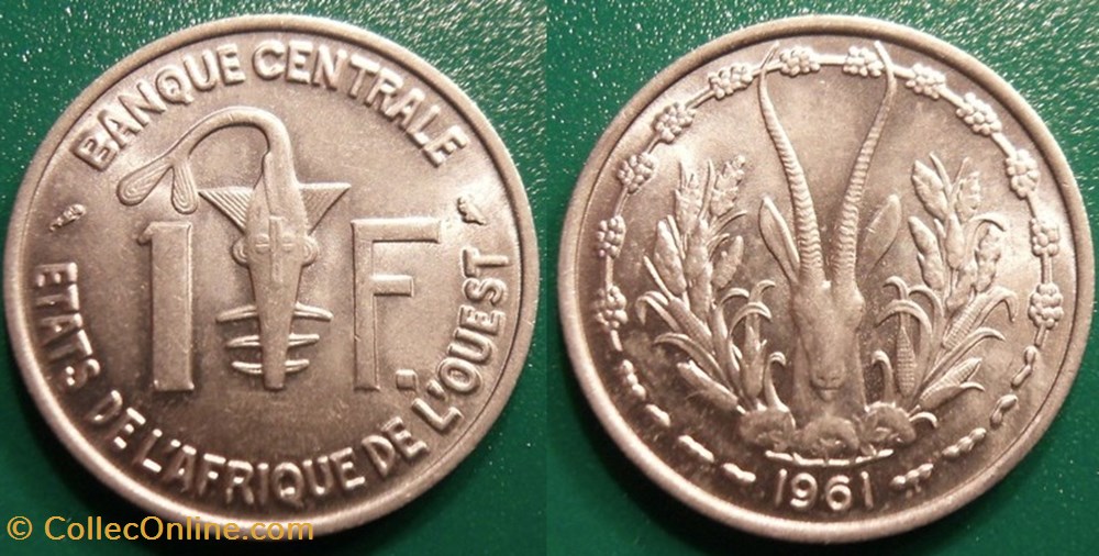 monnaie 1 franc 1961