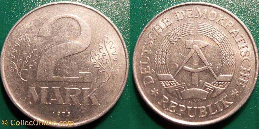 2 Mark 1975 monnaie monde allemagne 2 mark 1975