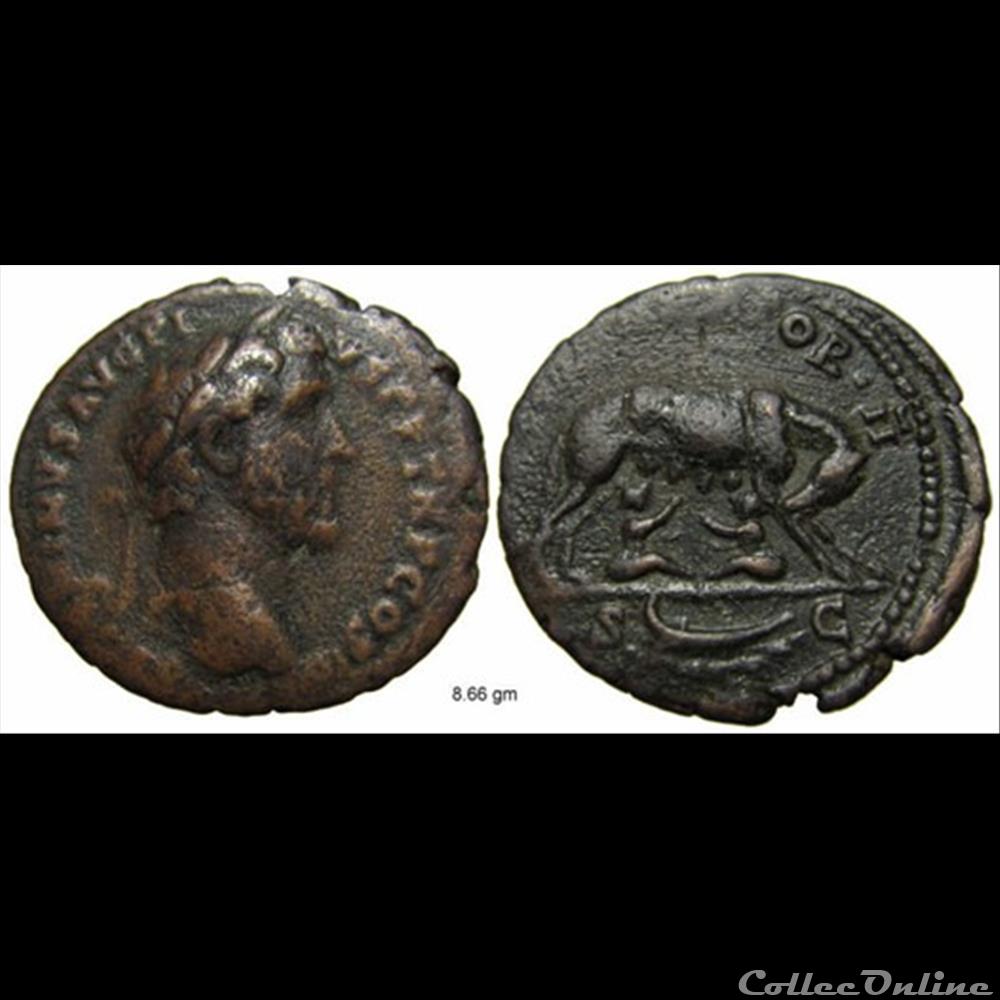 monnaie antique romaine a81 antonin le pieux 138 161